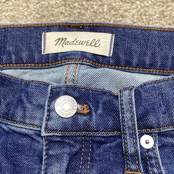 Madewell The Slim Boyjean in Eames Wash Jeans Denim Relaxed Midrise 26 Soft - Picture 7 of 11